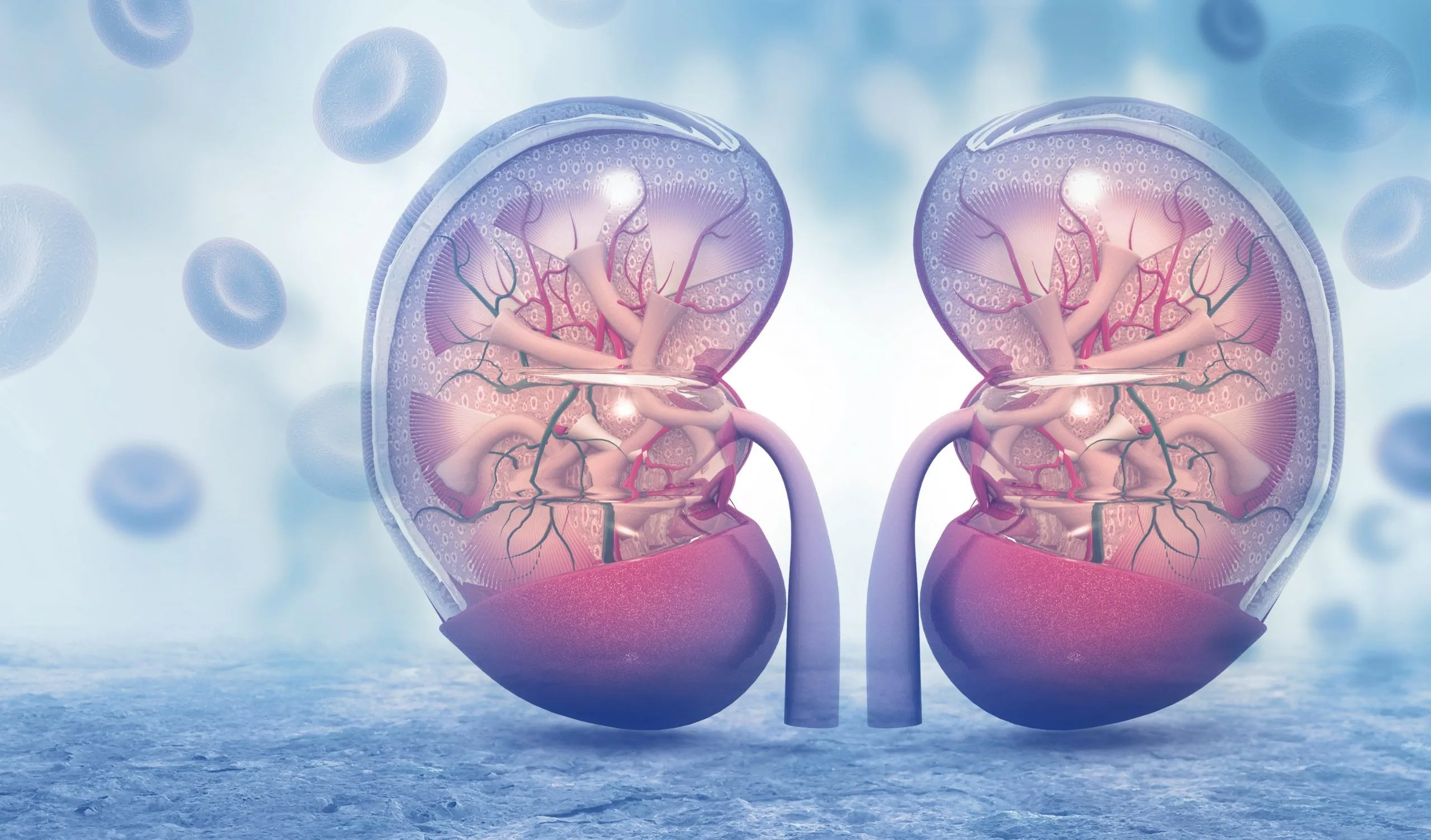Doctor showing lung scan